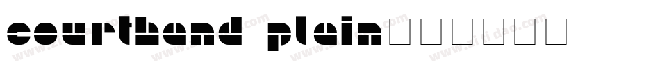Courthand Plain字体转换